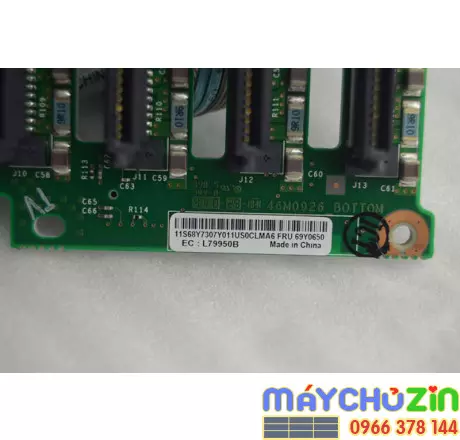 Backplane + 8 hdd IBM X3650 M3 hỗ trợ 16 hdd sas sata