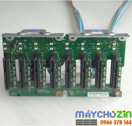 Backplane + 8 hdd IBM X3650 M3 hỗ trợ 16 hdd sas sata