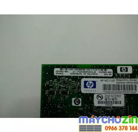 Card mạng LAN 1G HP NC110T PCI-E 1X 434903-001 9300PT