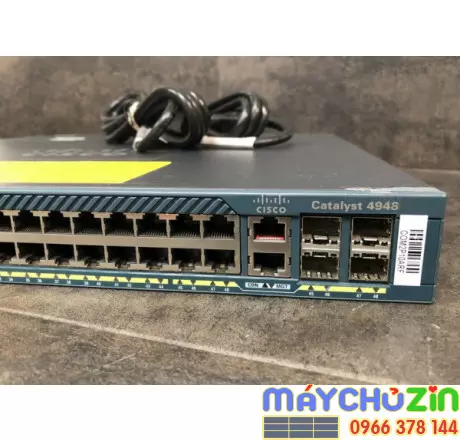 Cisco Catalyst WS-C4948-S switch 48 ports 1G Gigabit 4 port sfp Layer 3 