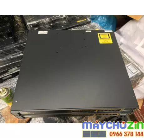 Cisco catalyst WS-C3750E-24TD-S switch Layer 3 24 cổng LAN 1G