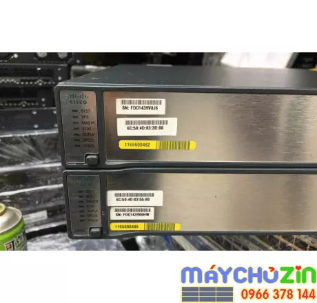 Cisco catalyst WS-C3750E-24TD-S switch Layer 3 24 cổng LAN 1G