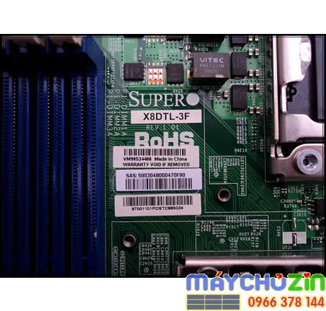 Bo mạch chủ main Super Micro X8DTL-3F dual LGA 1366 CPU 5500 5600