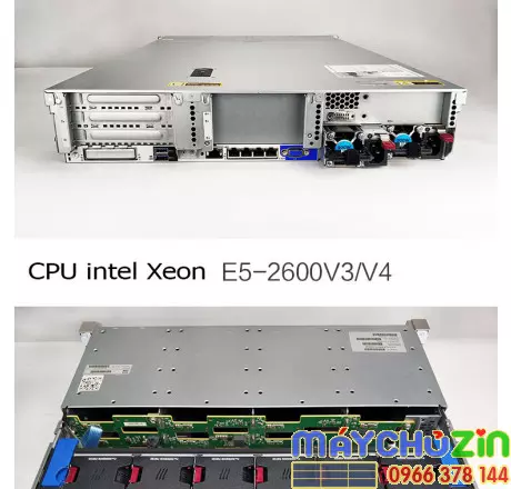 Máy chủ HP Proliant DL380 Gen9 E5-2600 V3 V4 DDR4 chính hãng