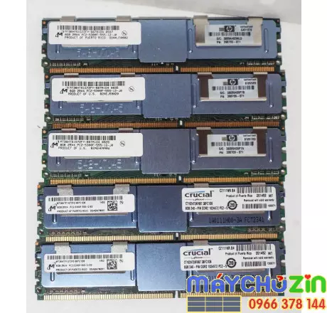 Ram Micron 8GB 2Rx4 FBD DDR2 667 ECC PC2-5300F FB-DIMM server workstation