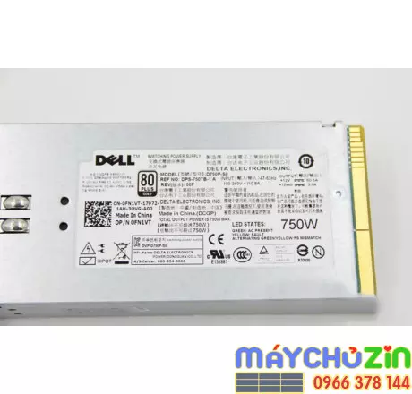 Nguồn máy chủ PSU Dell R510 R910 T710 R810 750W 0FN1VT