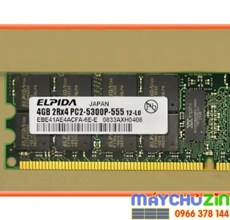 Ram Elpida 4GB DDR2 667aECC REG PC2-5300P japan server workstation