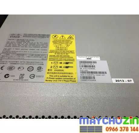 Cisco Catalyst N3K-C3064PQ-10GX 10GE switch 48 ports 10G sfp Layer 3 