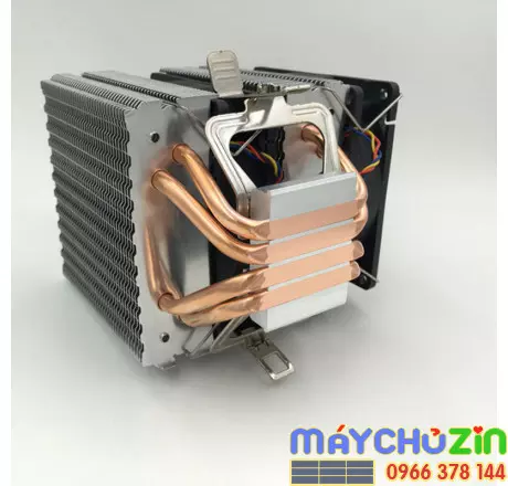Tản nhiệt AVC tháp đôi fan 9cm 4 ống đồng socket 2011 1366 775 1155