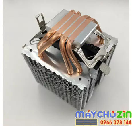 Tản nhiệt AVC tháp đôi fan 9cm 4 ống đồng socket 2011 1366 775 1155