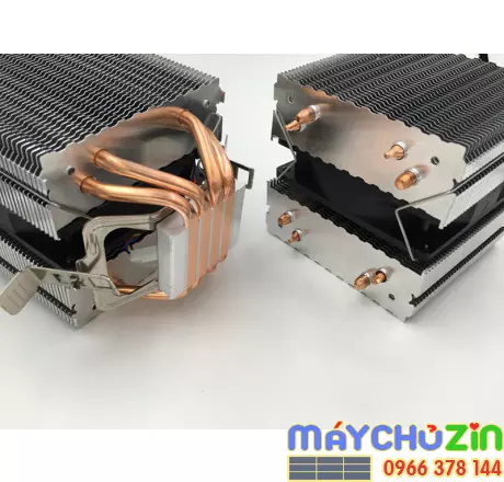 Tản nhiệt AVC tháp đôi fan 9cm 4 ống đồng socket 2011 1366 775 1155