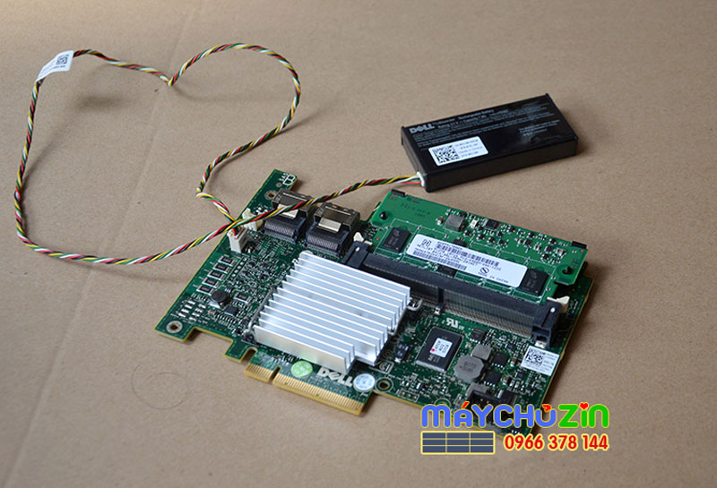 Thẻ mảng raid array Dell H700 cache 512MB kèm pin